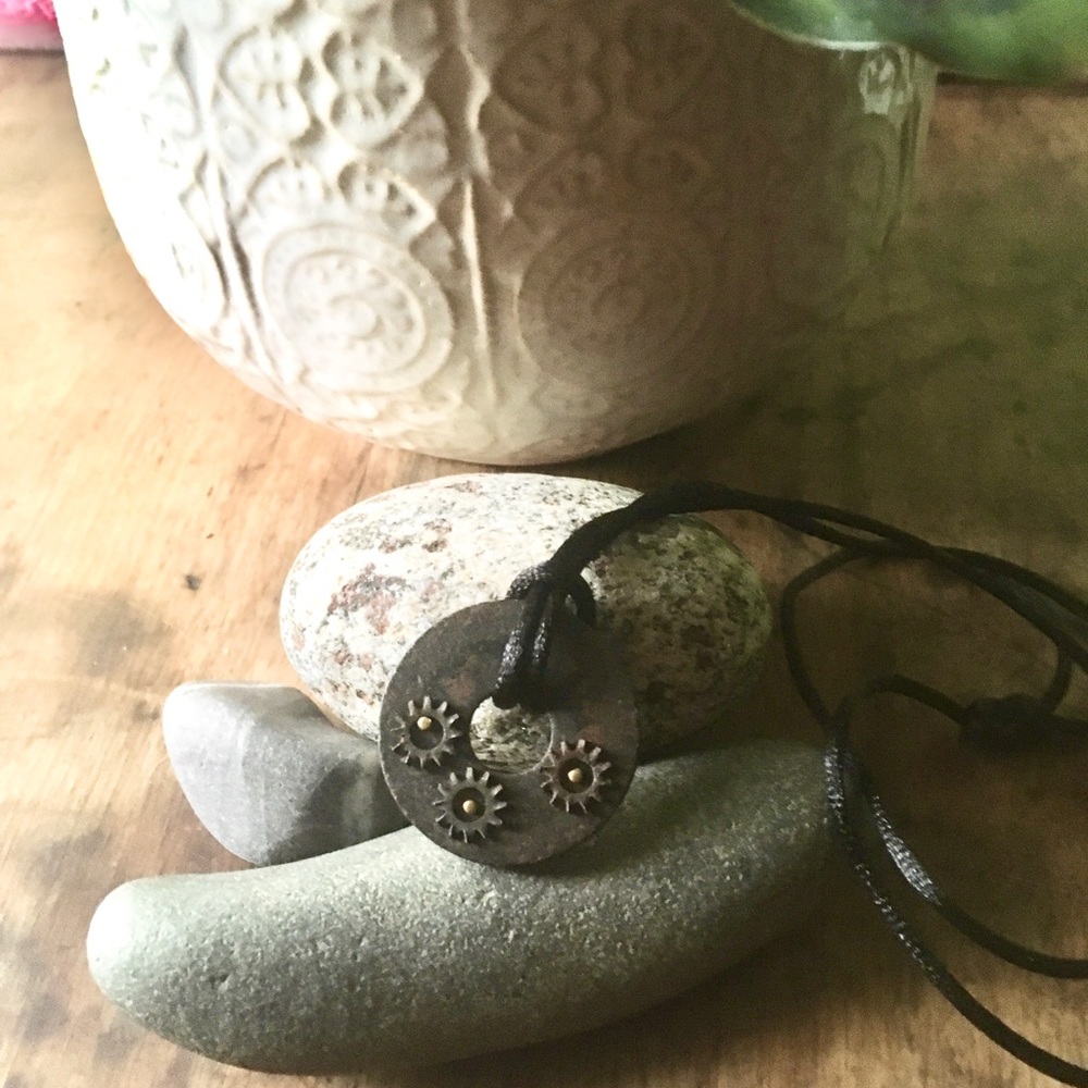Unique Upcycled Washer Pendant